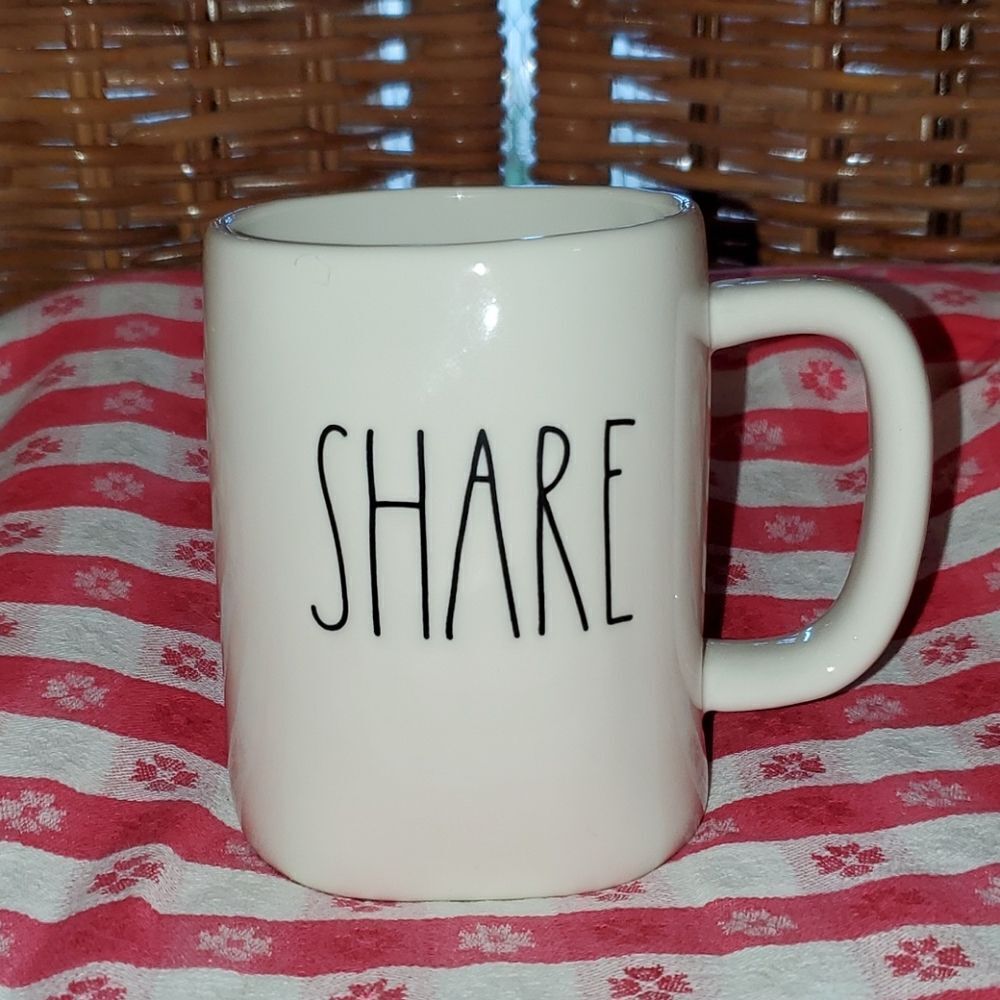 Rae Dunn by Magenta SHARE Mug Cup NWT